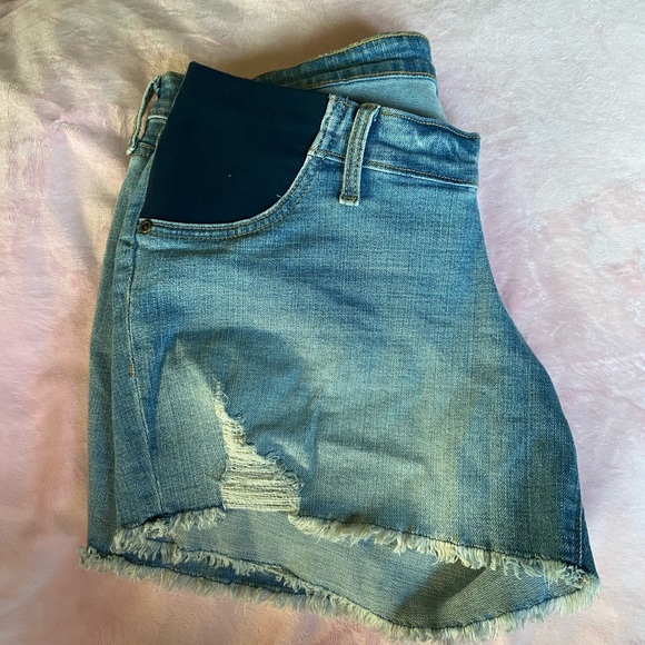 Aglow jean Shorts Maternity - Picture 4 of 4